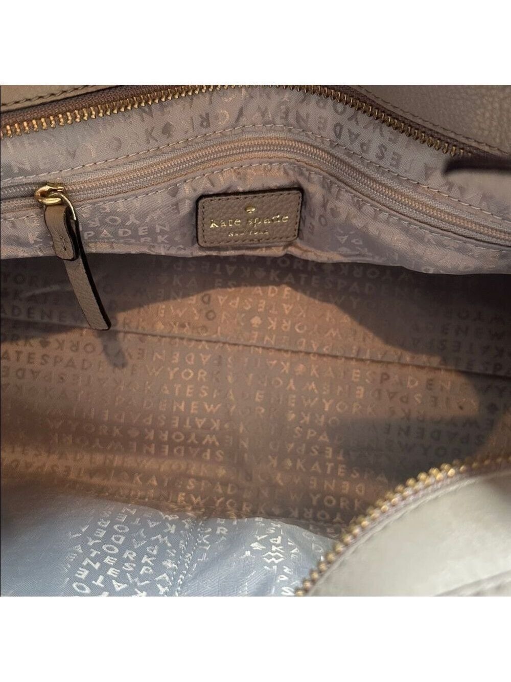 Kate Spade Grey Atwood Place Larson Crossbody Bag - Picture 14 of 16